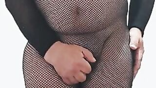 Beyza Türk Crossresser Fishnet body With Socks