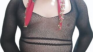 Beyza Türk Crossresser Fishnet body With Socks