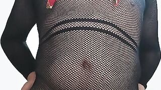 Beyza Türk Crossresser Fishnet body With Socks