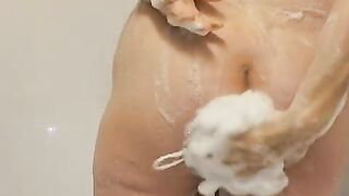 virginia gets in the shower