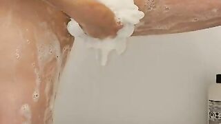 virginia gets in the shower