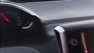 Motorcycle guy caught me masturbating while in Uber