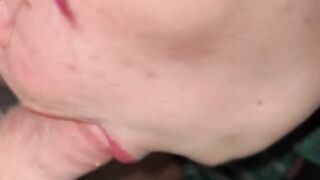 Daddy’s good girl getting mouth fucked