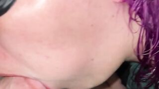 Daddy’s good girl getting mouth fucked