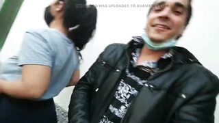 (PUBLIC RISKY) POV BLOWJOB ON THE STREET WITH CUM IN THE MOUTH