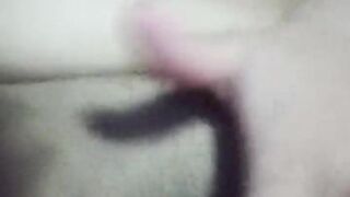 Chubby chichona plays with her big tits and ends up playing with her rich pussy