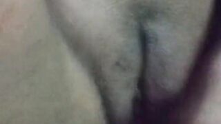 Chubby chichona plays with her big tits and ends up playing with her rich pussy