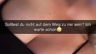 German Teen fucks Friend in Hotel Room Snapchat