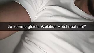 German Teen fucks Friend in Hotel Room Snapchat