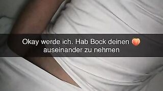 German Teen fucks Friend in Hotel Room Snapchat