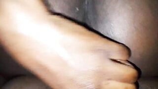 Lapidating hot pussy up to the H point
