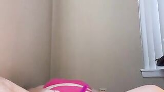 BBW HORNY SLUT FUCKS HERSELF WHILE MOANING FOR DADDY POV
