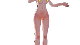 Sexy Tanned Girl Dancing (3D HENTAI)