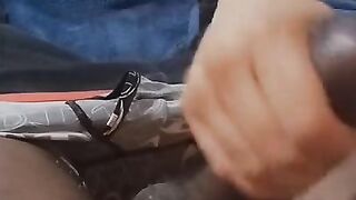 Slutty Milf Let's 2 Black Guys TagTeam Her Throat