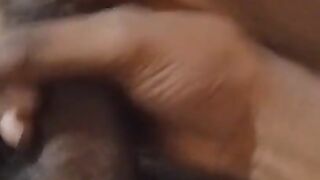 Slutty Milf Let's 2 Black Guys TagTeam Her Throat