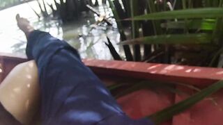 MAGANDANGVPINAY SARAP SUMUBO HABANG NASA BANGKA KAMI SA TABING ILOG