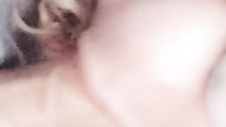 Sexy Blonde Gives Sloppy Slurrpy Blowjob, No Hands