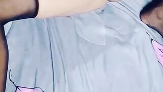 I am alone, put a finger in the house, fucked and fucked my hot