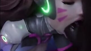 ThreeDust Tasty Intense Blowjob Sweet Pleasure Intense Cum Thirsty Ass Big Black Cock Entering Cum Thirsty Mouth Intense Deep
