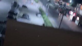 Black midget takes BWC on Albanian balcony