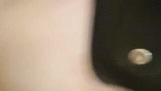 The foot slave loves eating wet pussy of his goddess and licking her boots