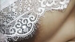 He squeezed milk for me from my breasts, my husband's friend, Wow, he made me mad