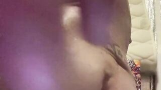 Cute butt in your face as her asshole makes noisy squelchy sounds as it's gently fucked with anal beads