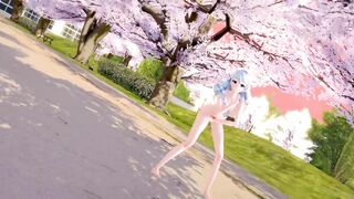 Kiana Pink Cat Full Nude Differentials - Kaede - Green Eyes Color Edit Smixix