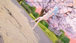 Kiana Pink Cat Full Nude Differentials - Kaede - Green Eyes Color Edit Smixix