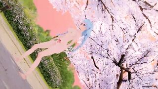 Kiana Pink Cat Full Nude Differentials - Kaede - Green Eyes Color Edit Smixix