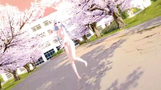 Kiana Pink Cat Full Nude Differentials - Kaede - Green Eyes Color Edit Smixix