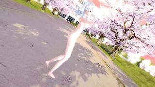 Kiana Pink Cat Full Nude Differentials - Kaede - Green Eyes Color Edit Smixix