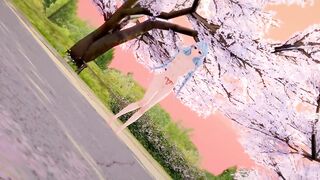 Kiana Pink Cat Full Nude Differentials - Kaede - Green Eyes Color Edit Smixix