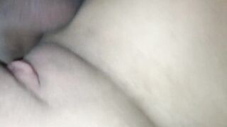 my cheating pussy gets fucked aside by new stranger big fat cock virgin boy and he can't resist and cum inside me