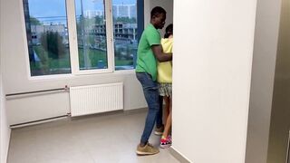 black guy fucked me right in the entrance of the house