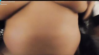 BIG WET BLACK TITS RIDING Fat DICK