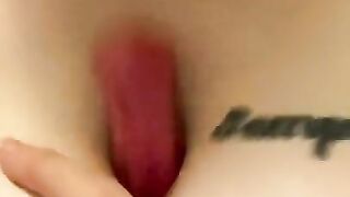 @littlespoon666 on onlyfans to see this cock go inside