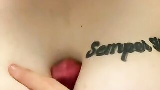@littlespoon666 on onlyfans to see this cock go inside