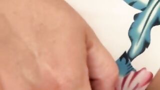 Watch me piss and cum after a swim