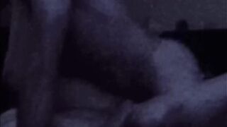 GF rides dick really hard until she gets fucked missionary harder