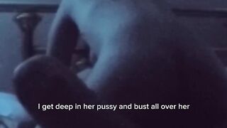 GF rides dick really hard until she gets fucked missionary harder