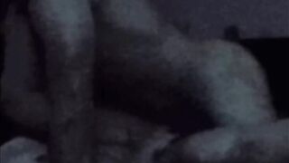 GF rides dick really hard until she gets fucked missionary harder