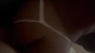 Tinder milf made me pull her string to the side and give her some good backshots