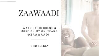 MASKED EBONY CLIT PLAY - Zaawaadi Hitachi Massage