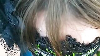 freya19bjorn20 maman french lui vide les couilles dans son jardin