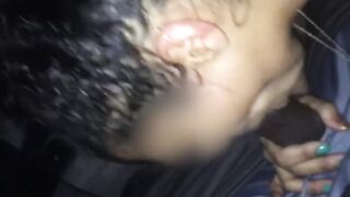 Redbone Reine Amant Gives Blowjob ???????? In Car