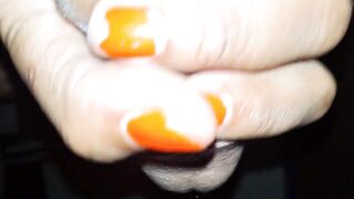 Sneaky handjob
