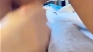STEP MOM deep throats & spits on my cock