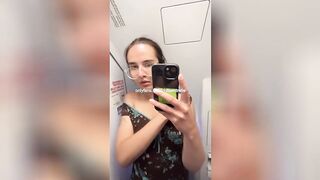 CUTE TEEN MASTURBATES ON AIRPLANE *MASSIVE SQUIRT*