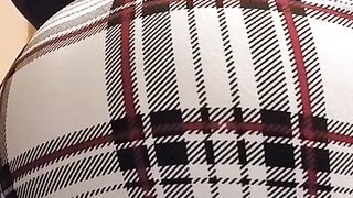 Blasting farts in my plaid skirt